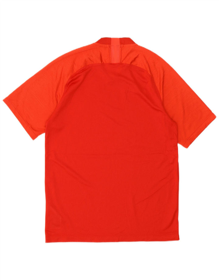 Nike Dri Fit T-Shirt Top srednje crvene boje od poliestera