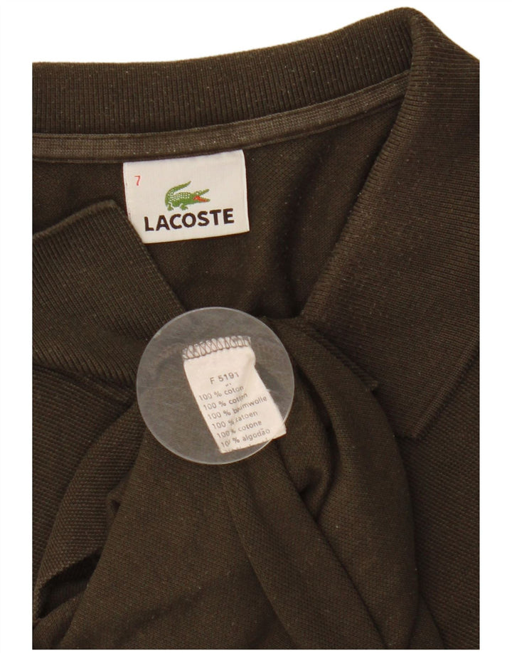 LACOSTE muška polo majica veličina 7 2XL kaki pamuk