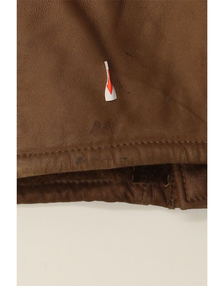 Vintage muški gornji kaput od šišmiša UK 38 srednje smeđe boje