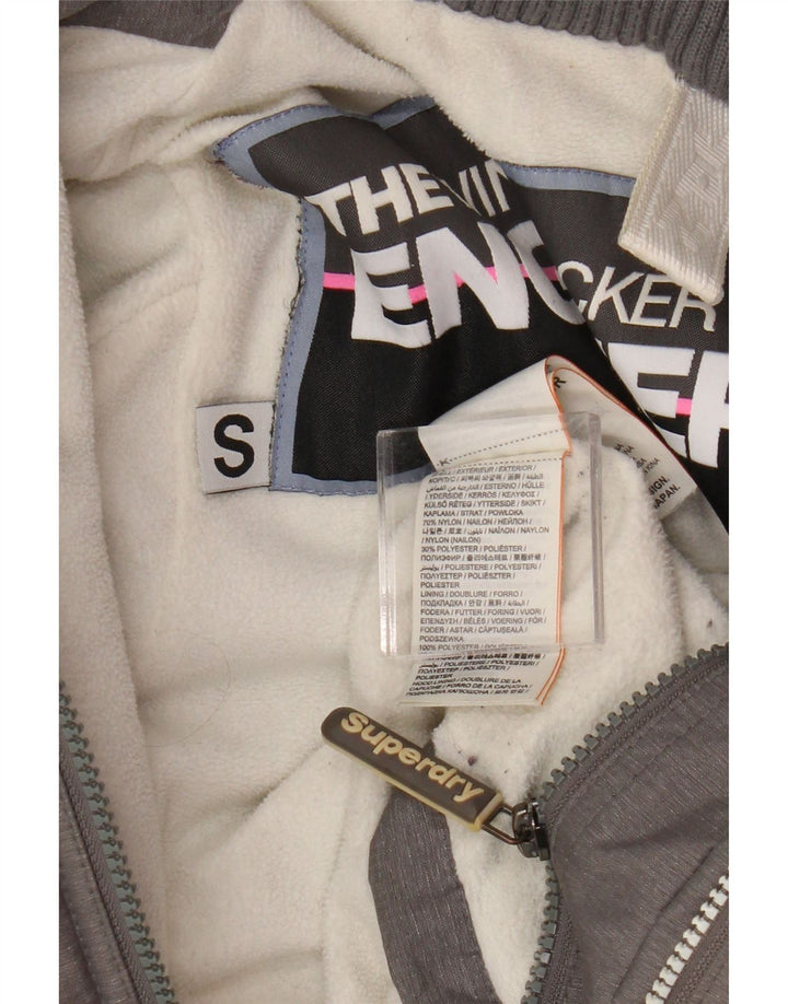 Superdry ženska jakna Windattacker Graphic vjetrovka UK 10 mala siva