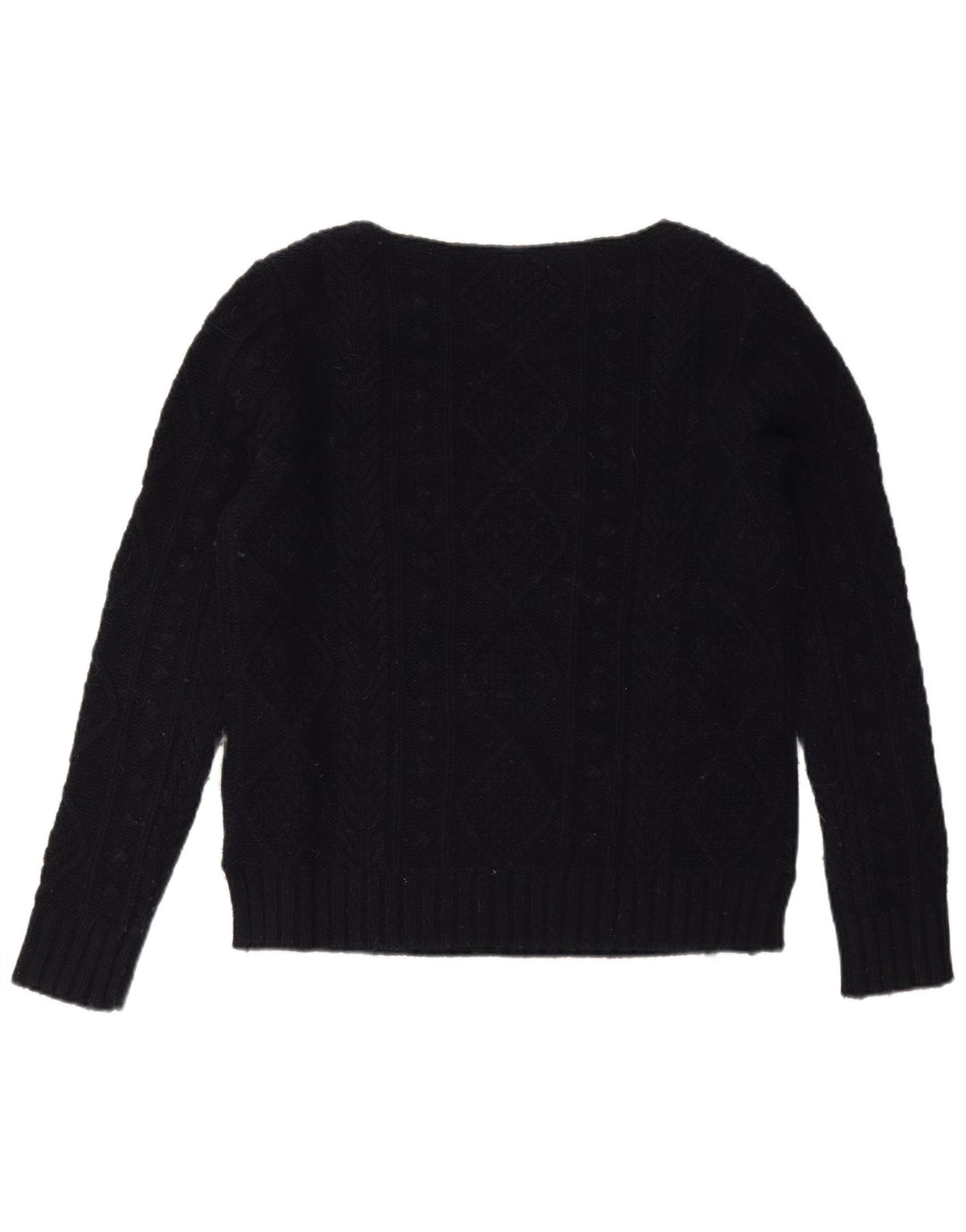 JACK WILLS Ženski pulover s velikim izrezom UK 10 Mali tamnoplavi