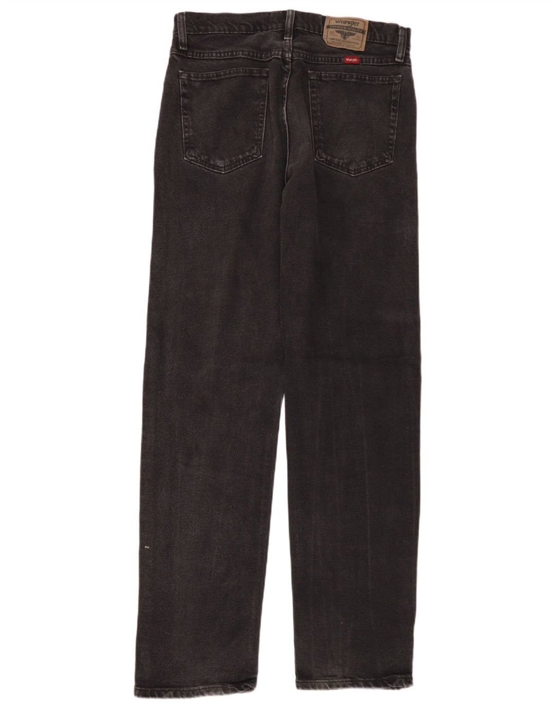 Wrangler muške ravne traperice W32 L34 crni pamuk