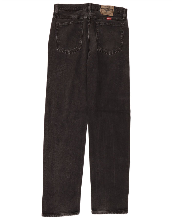 Wrangler muške ravne traperice W32 L34 crni pamuk