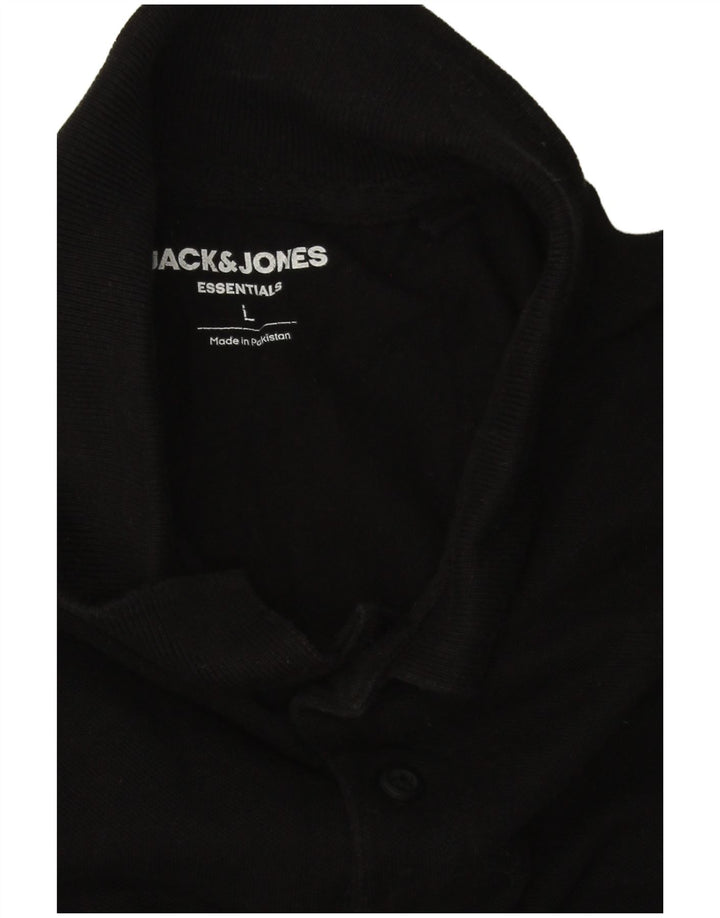 Jack & Jones muška polo majica velika crna pamučna
