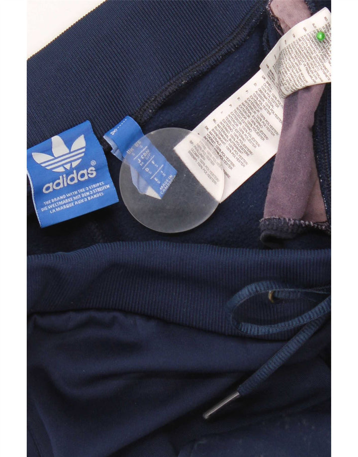 Adidas ženske hlače za trenirku UK 10 male tamnoplave poliesterske