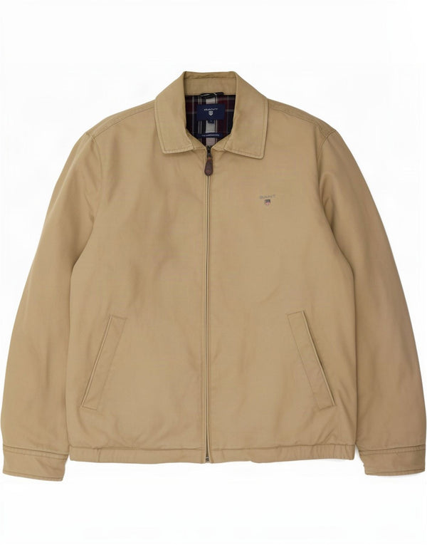 Gant muška bomber jakna UK 40 Large Beige Cotton