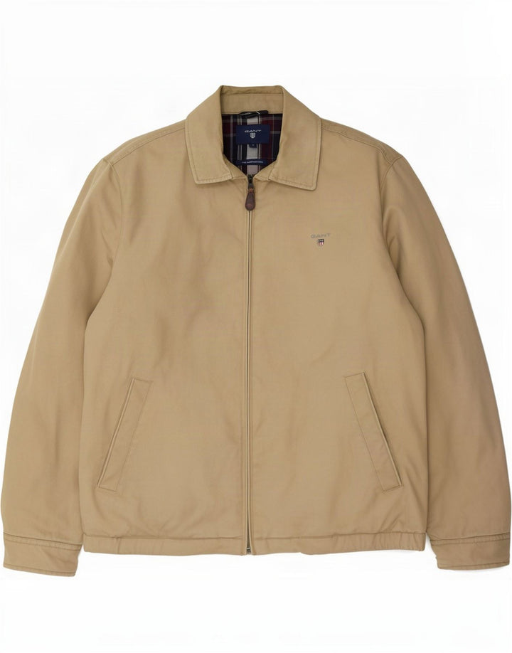 Gant muška bomber jakna UK 40 Large Beige Cotton
