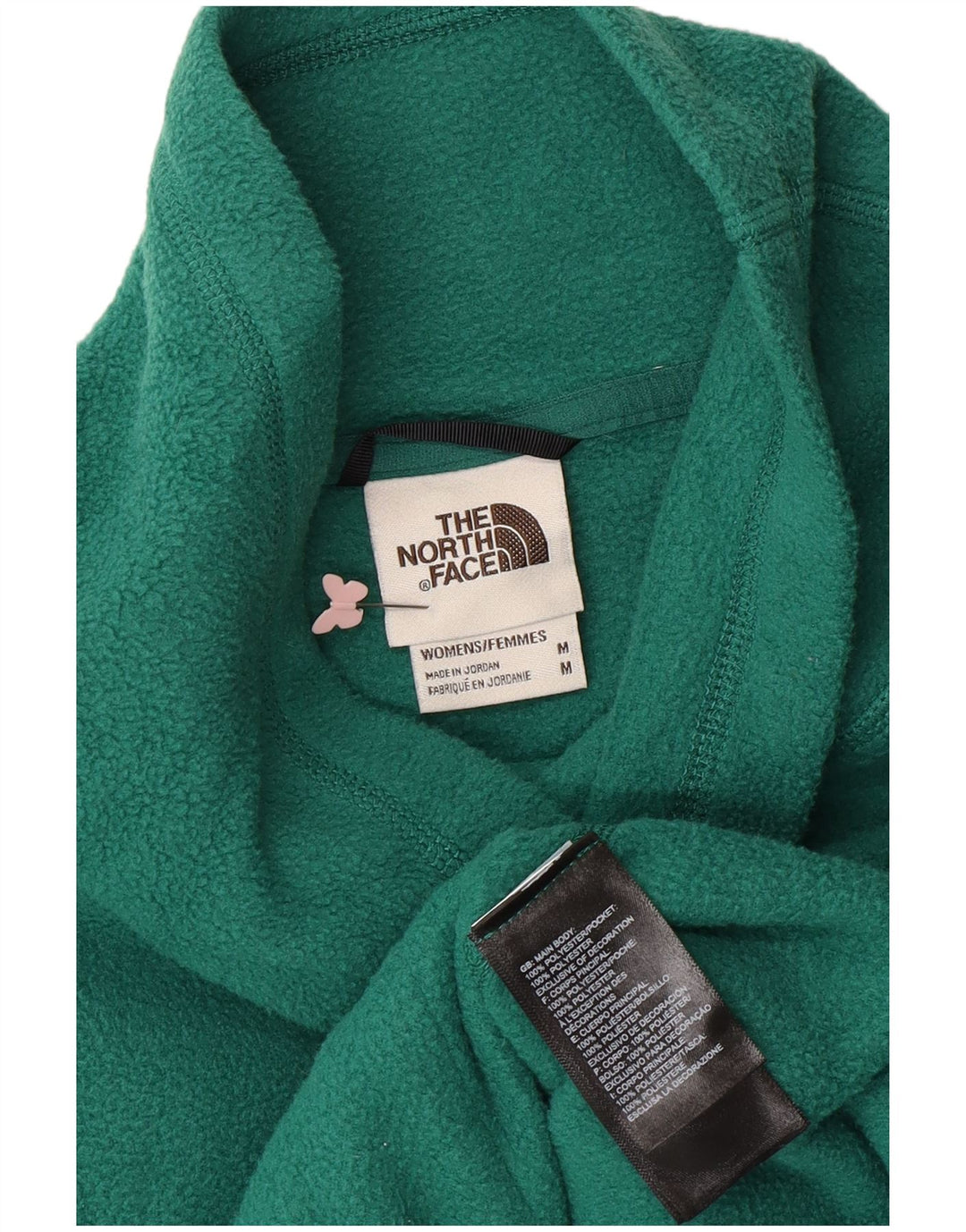 THE NORTH FACE Ženski džemper od flisa UK 14 Srednje zeleni poliester