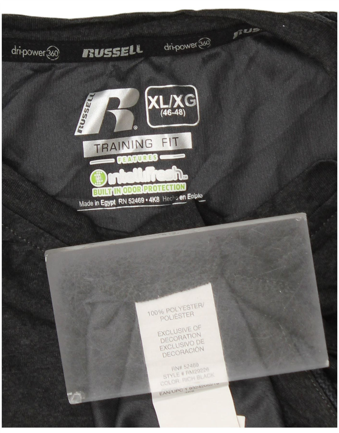 RUSSELL ATHLETIC Muški Dri-Power Vest Top UK 46/48 XL sivi poliester