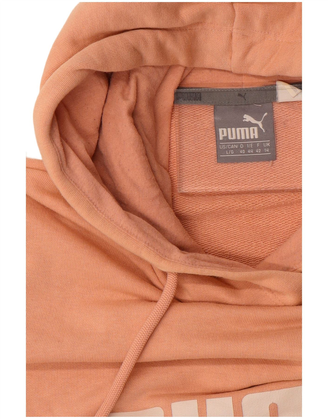 PUMA Ženska majica s kapuljačom s kapuljačom UK 14 velika ružičasta