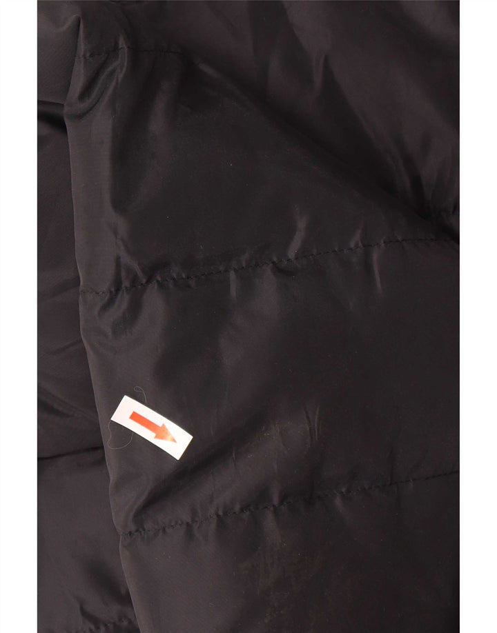 Kappa Boys Graphic podstavljena jakna 13-14 godina 2XL crni poliester