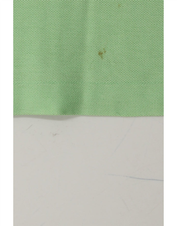 FILA Mens Polo Shirt IT 52 Large Green Cotton