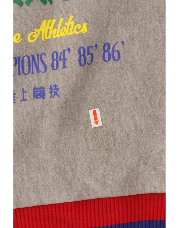 SUPERDRY Ženski džemper s grafičkim motivima UK 8 Small Gray Colourblock