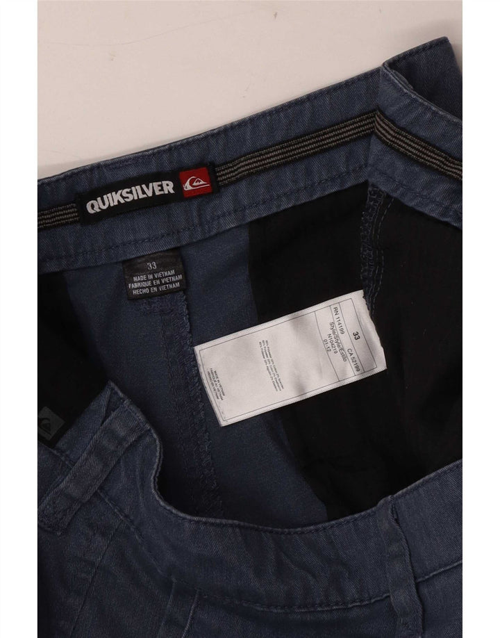 Quiksilver muške chino kratke hlače W33 srednje plavi pamuk
