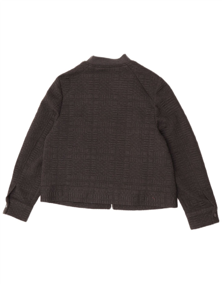 Marks & Spencer ženska bomber jakna UK 14 veliki sivi poliester