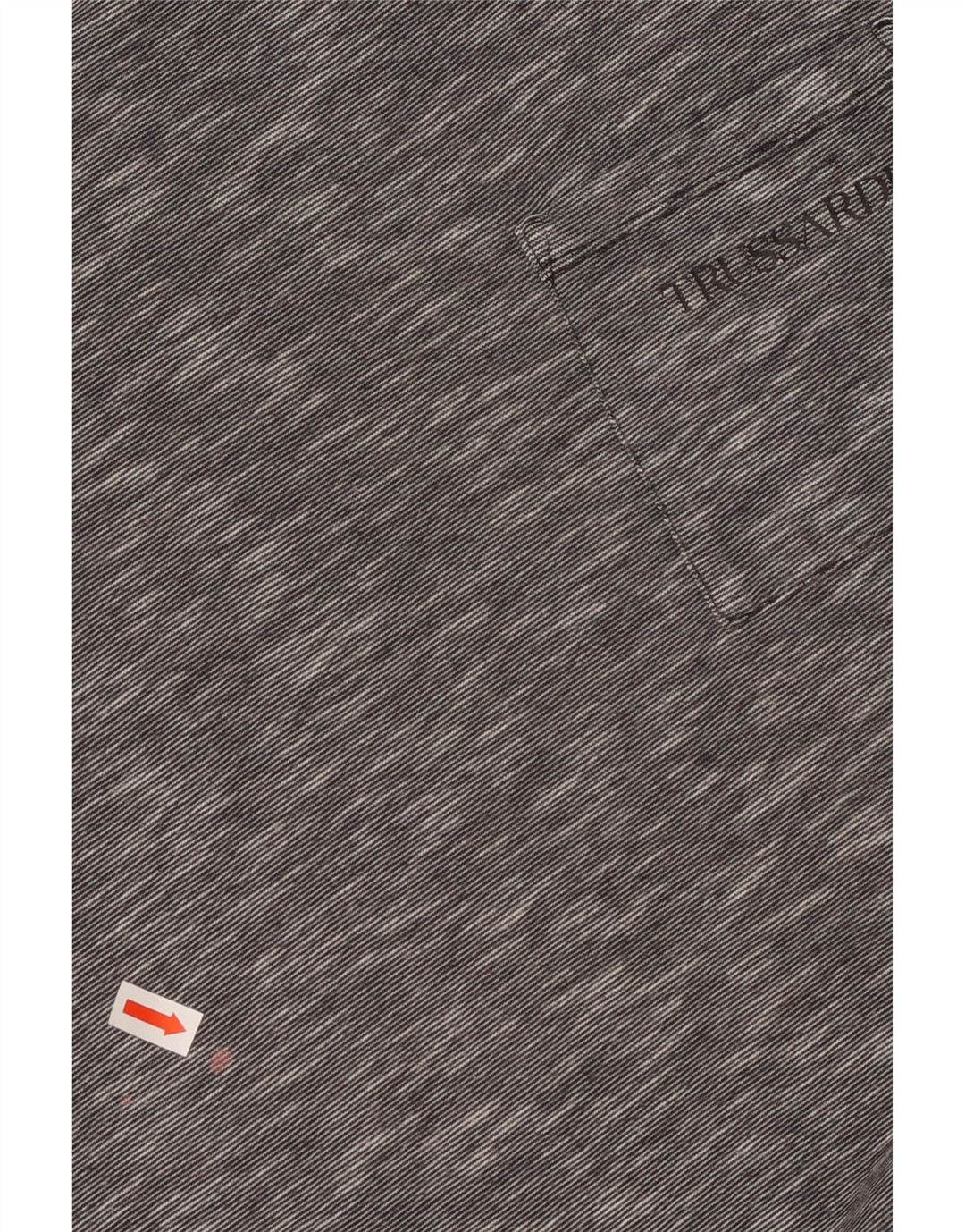 TRUSSARDI muška majica kratkih rukava, mali sivi flekasti pamuk