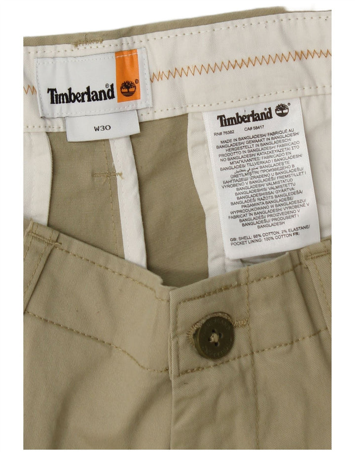 Timberland muške chino kratke hlače W30 srednje zelene boje pamuka