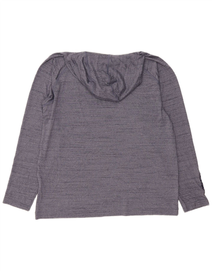 UNDER ARMOUR Muška toplinska oprema s kapuljačom, velika majica dugih rukava, mornarsko plava s pjegama