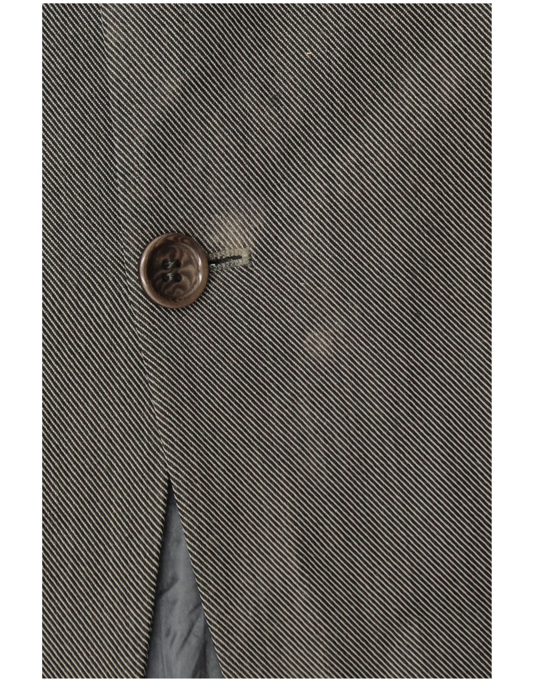 Armani Collezioni muška jakna s 3 gumba IT 50 srednje siva vuna