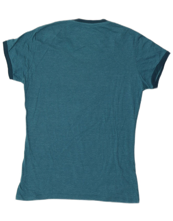 HARD ROCK CAFE Ženska majica kratkih rukava Nice Graphic UK 14 Large Blue Cotton