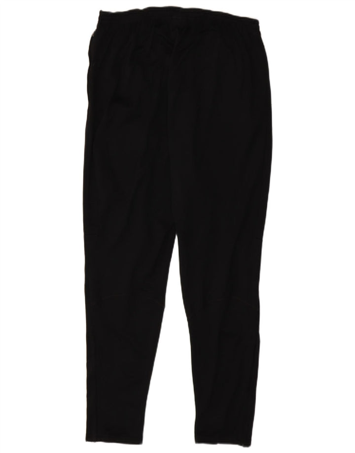 Nike Ženske Dri Fit Trenirke Hlače UK 14 Veliki crni poliester