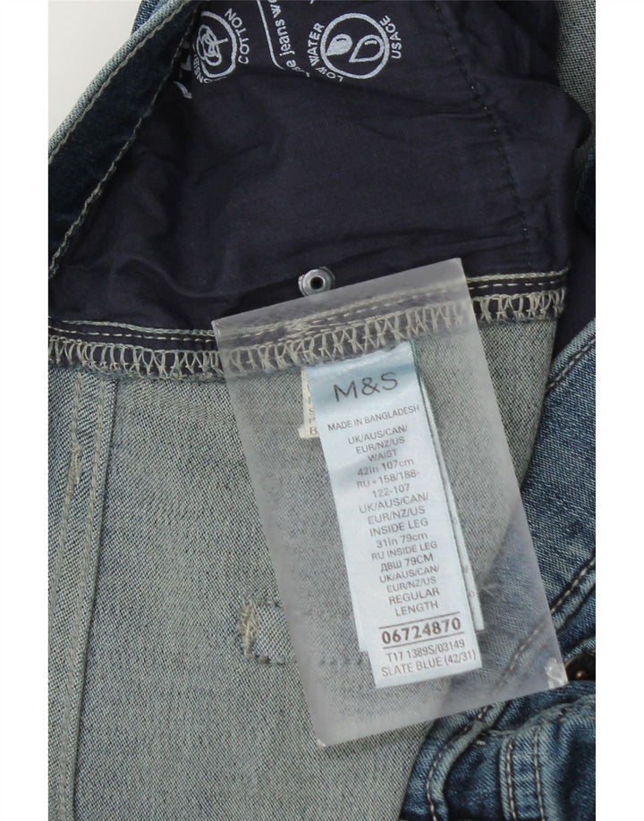 Marks & Spencer muške uske traperice W42 L29 plavi pamuk