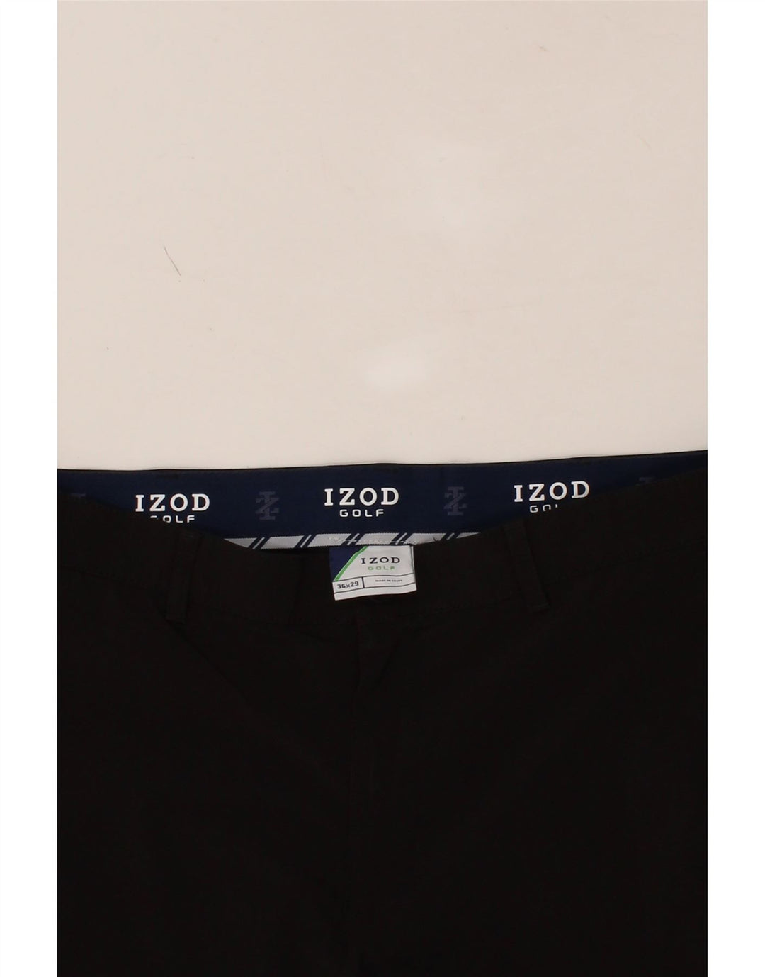 IZOD Mens Straight Chino Trousers W36 L29 Brown Polyester Vintage Izod and Second-Hand Izod from Messina Hembry 