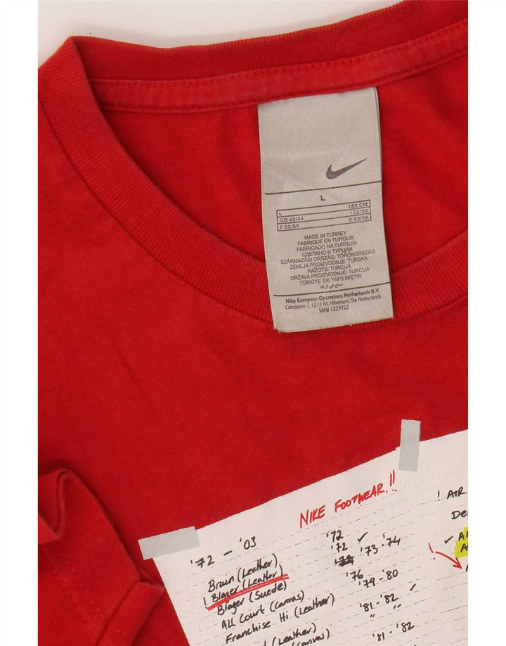 Nike Muška majica kratkih rukava Regular Graphic, veliki crveni pamuk
