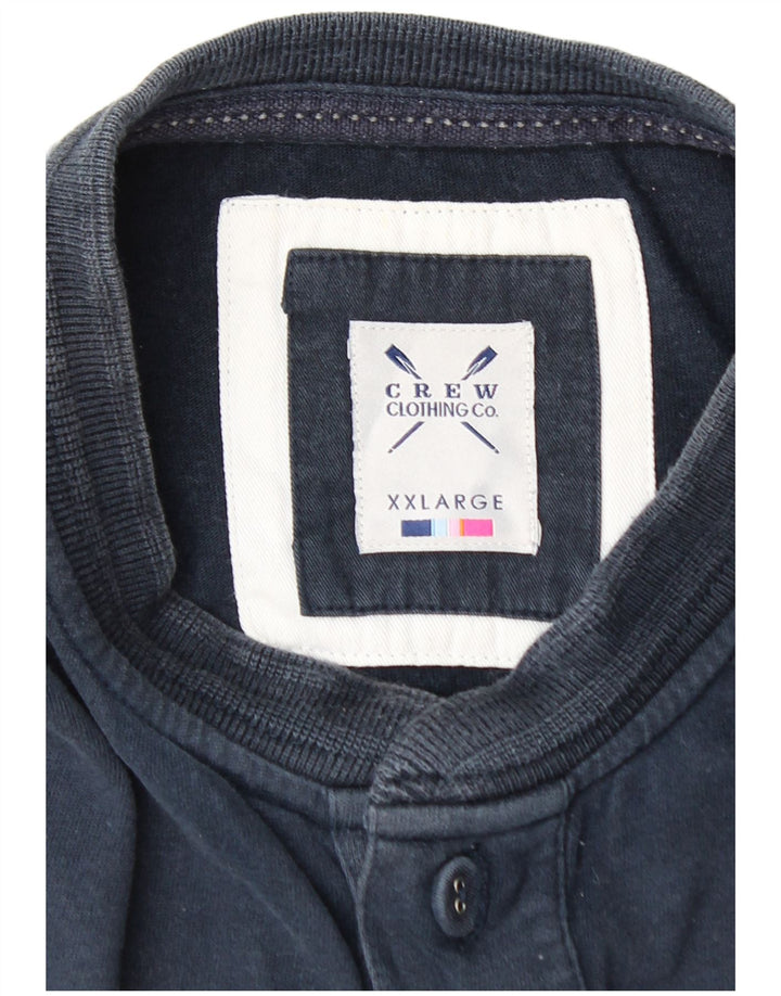 CREW ODJEĆA Muška polo majica 2XL tamnoplavi pamuk