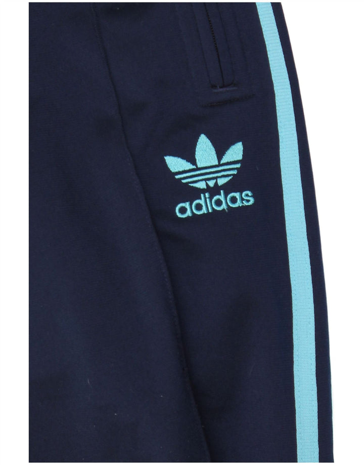Adidas Ženske trenirke Hlače EU 36 Male tamnoplave poliesterske