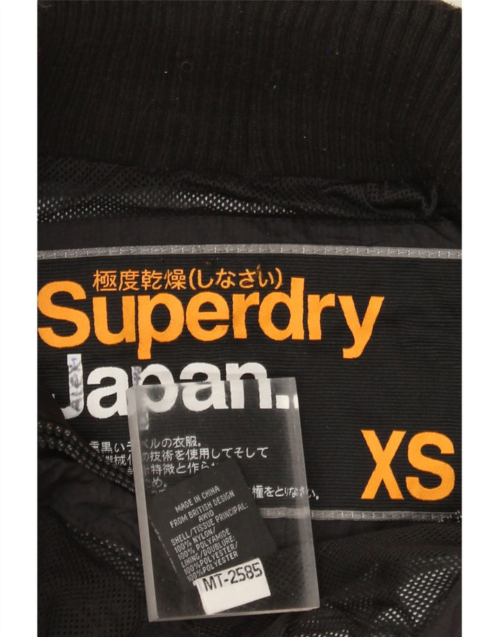 Superdry ženska kišna jakna s grafičkim motivima UK 6 XS crni najlon