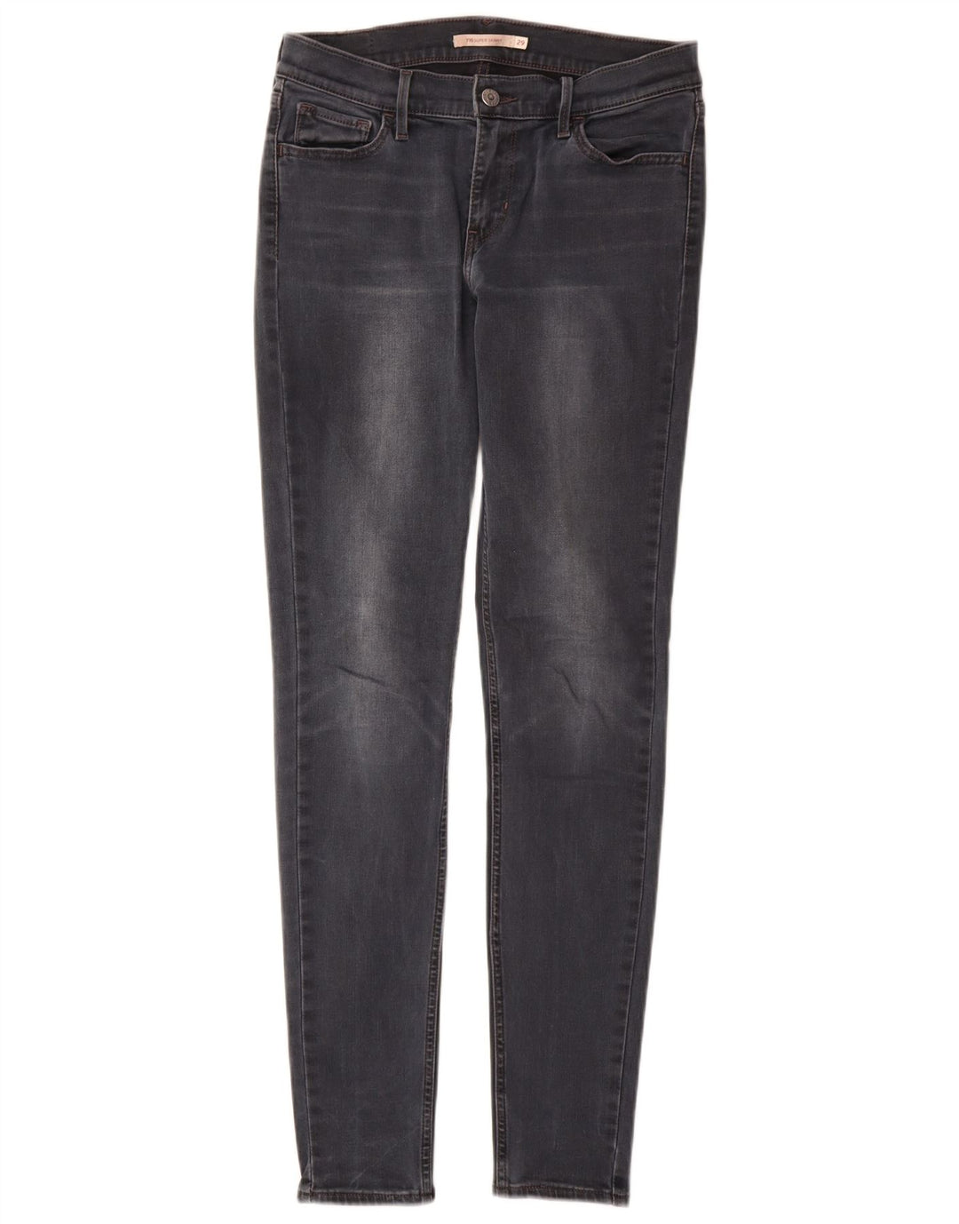 Levi's ženske 710 super uske traperice W29 L31 sive