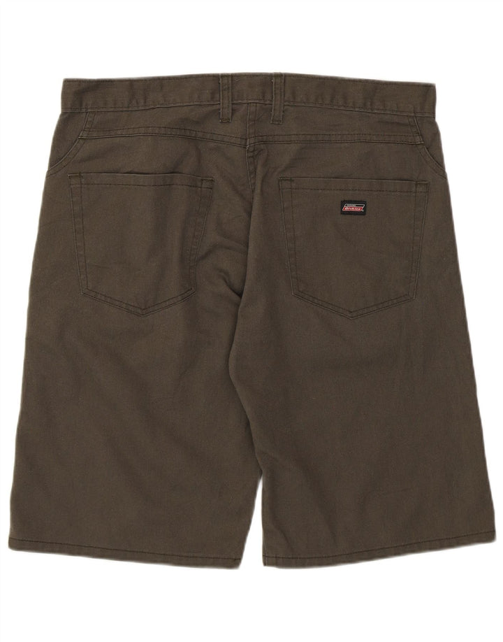 Dickies muške ležerne kratke hlače W34 veliki kaki poliester u boji