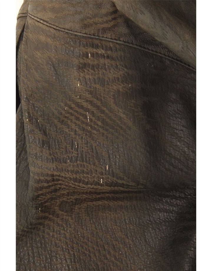 Vintage ženska kožna jakna UK 18 XL crna