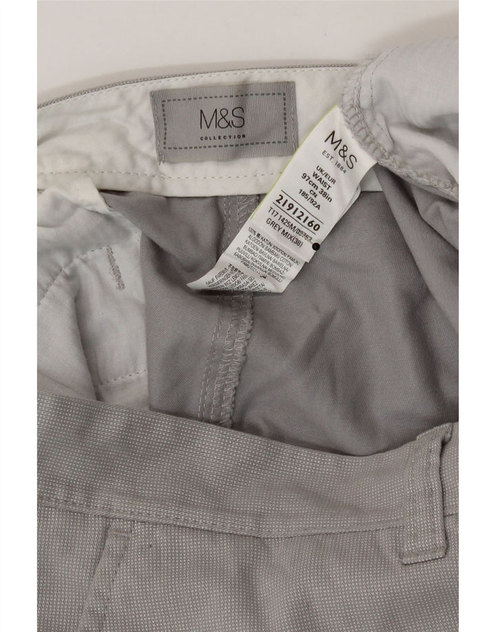 Marks & Spencer muške chino kratke hlače W38 XL sivi pamuk