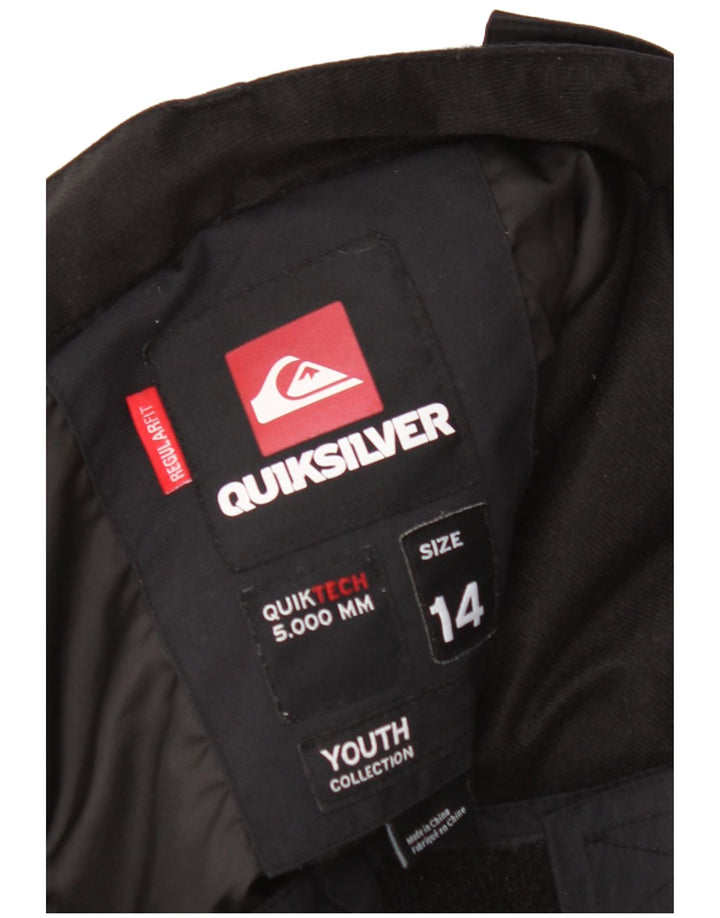 Quiksilver skijaške hlače za dječake 13-14 godina od crnog poliamida