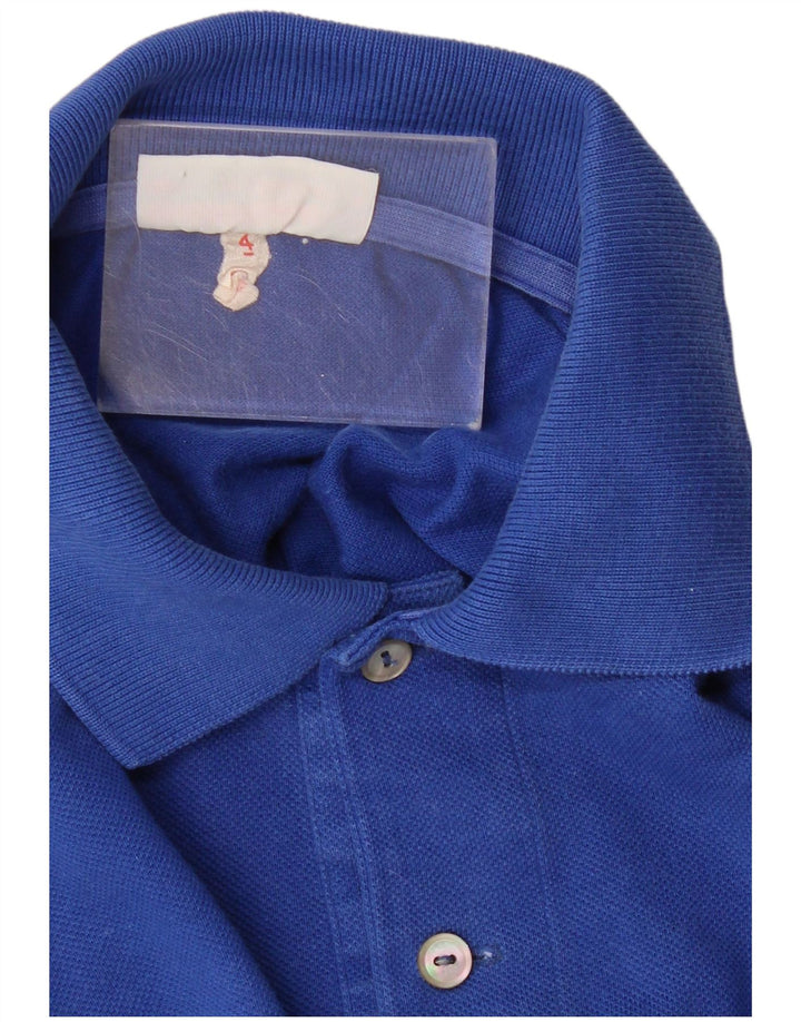 LACOSTE muška polo majica veličine 4 srednje plavi pamuk