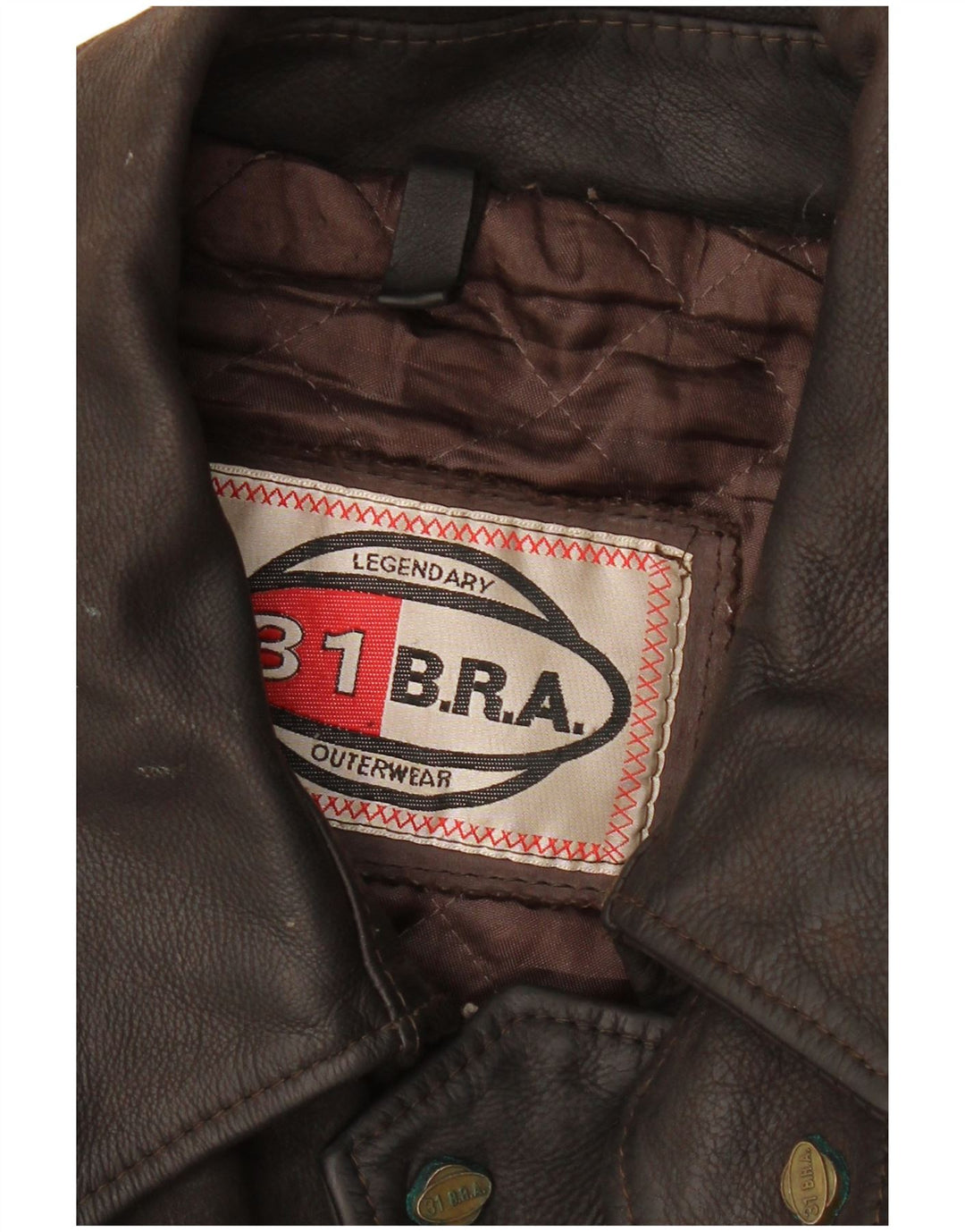 VINTAGE muška kožna jakna UK 42 XL smeđa