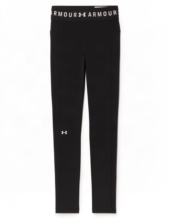 Under Armour Ženske Heat Gear Graphic Leggings UK 8 Mali crni poliester