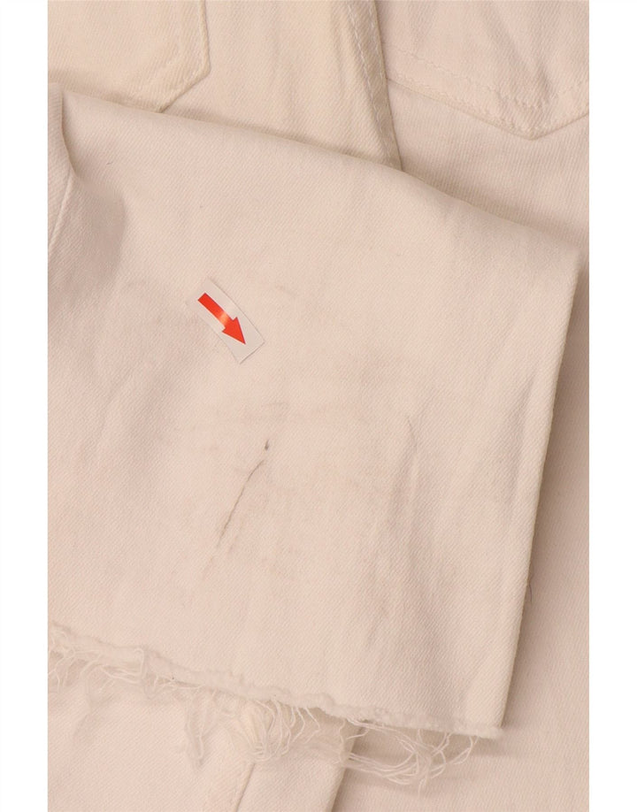 Zara ženske traperice visokog struka s visokim strukom EU 34 2XS W24 L26 sivobijele