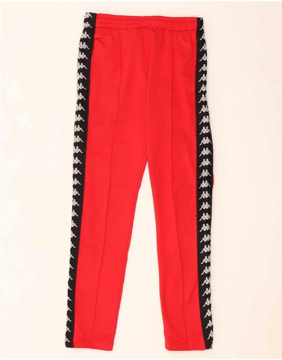 Ženska trenirka Kappa Graphic Full UK 10 Small Red Colourblock Poliester