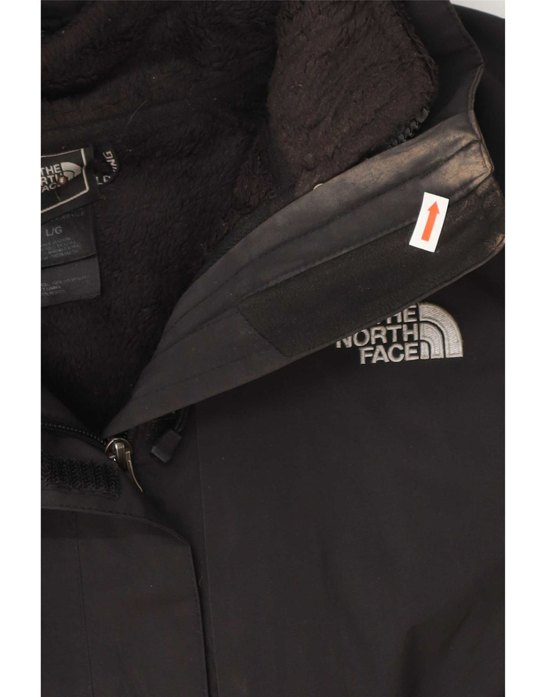The North Face ženska jakna vjetrovka UK 16 veliki crni poliester
