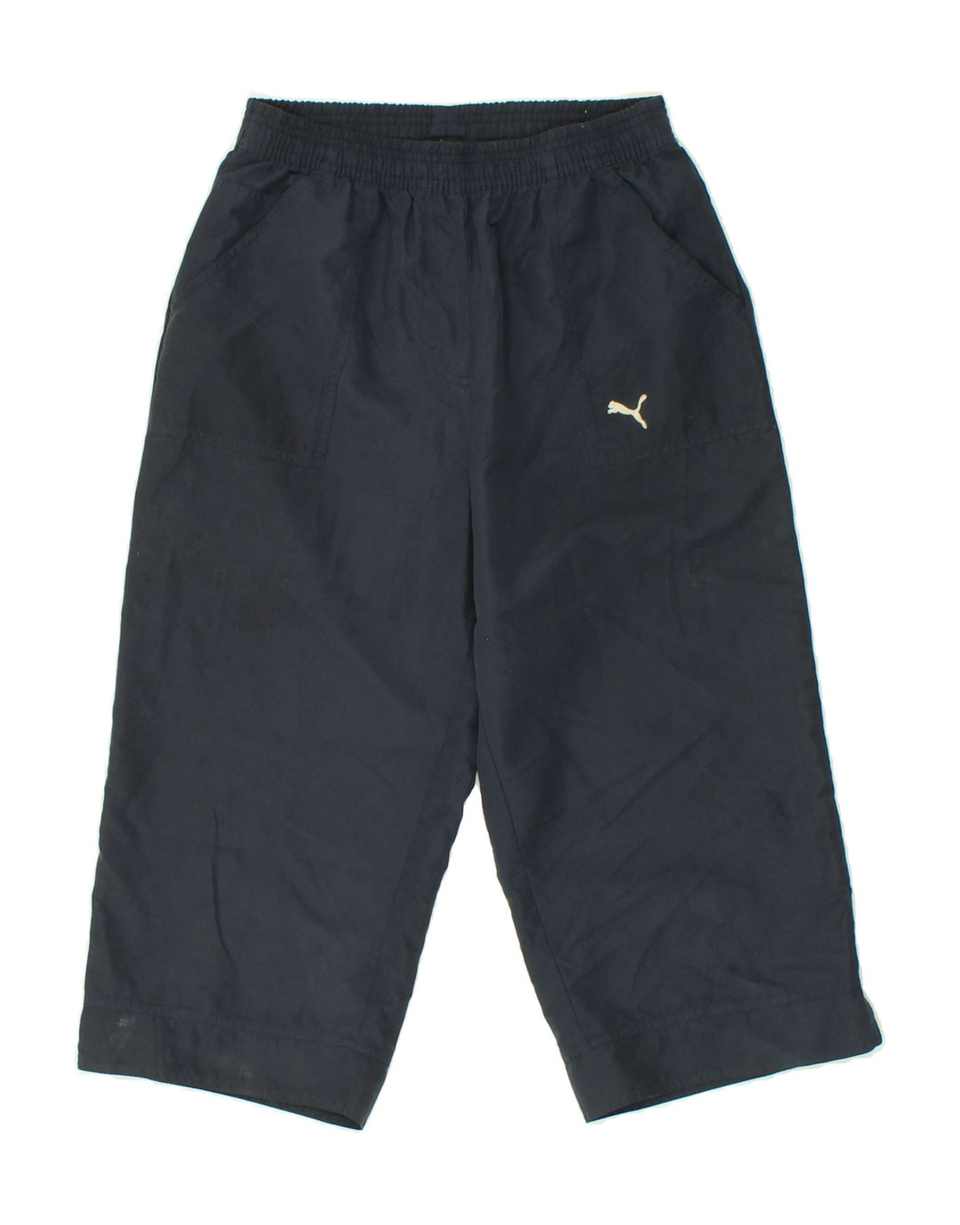 PUMA Boys Capri Tracksuit Trousers 15-16 Years Navy Blue Polyester Vintage Puma and Second-Hand Puma from Messina Hembry 