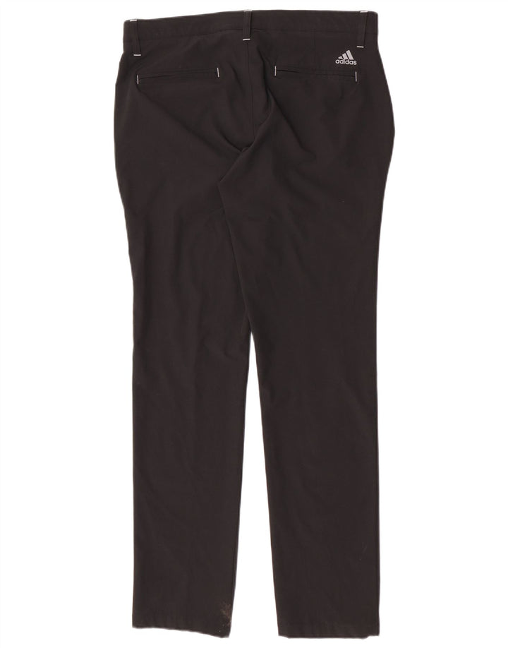 Adidas muške uske chino hlače W32 L32 crni poliester