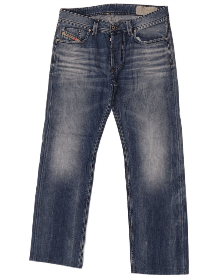 Diesel Mens Larkee Regular Straight Jeans W31 L30 Plavi pamuk