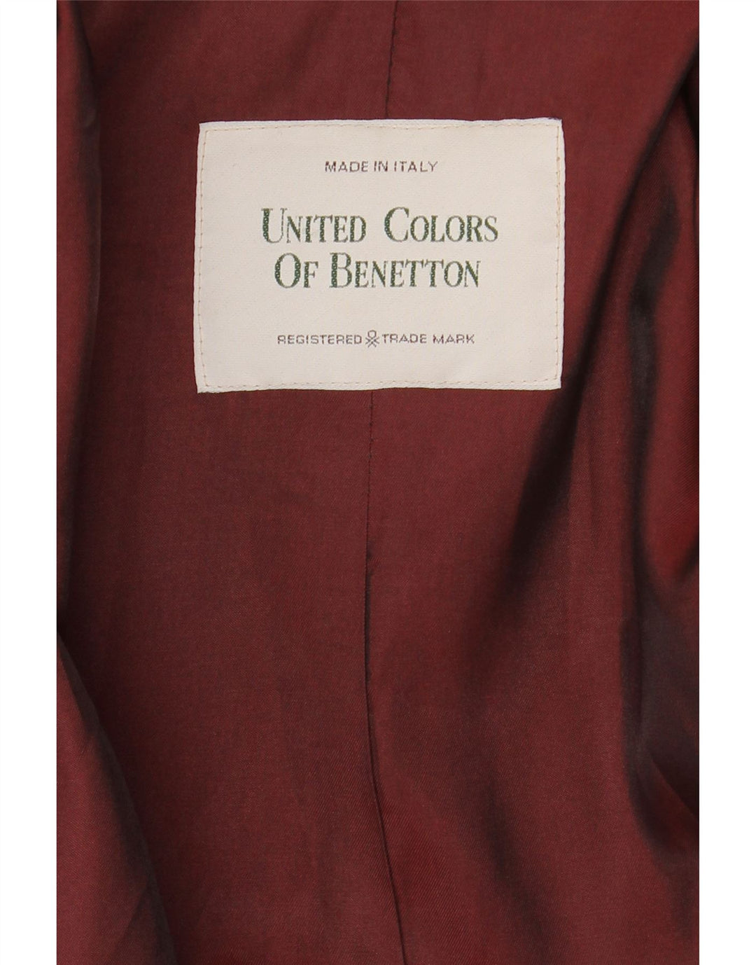 BENETTON Muški kaput s dvostrukim kopčanjem UK 44 2XL crni