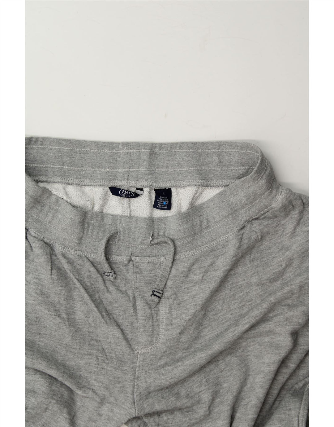 CHAPS Mens Tracksuit Trousers Joggers Large  Grey Cotton Vintage Chaps and Second-Hand Chaps from Messina Hembry 