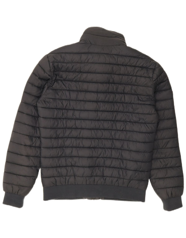 Superdry muška podstavljena jakna UK 40 Large tamnoplavi najlon