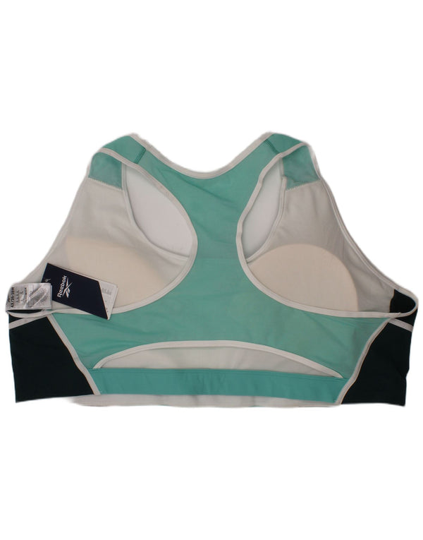 Reebok Ženska Speedwick Top UK 26/28 4XL Tirkizna Colourblock Sport