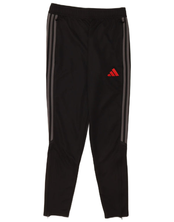 Adidas muške Aeroready hlače za trenirku Male crne poliesterske hlače